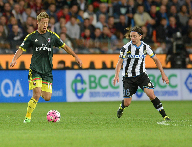 during the Serie A match between Udinese Calcio and AC Milan at Stadio Friuli on September 22, 2015 in Udine, Italy.